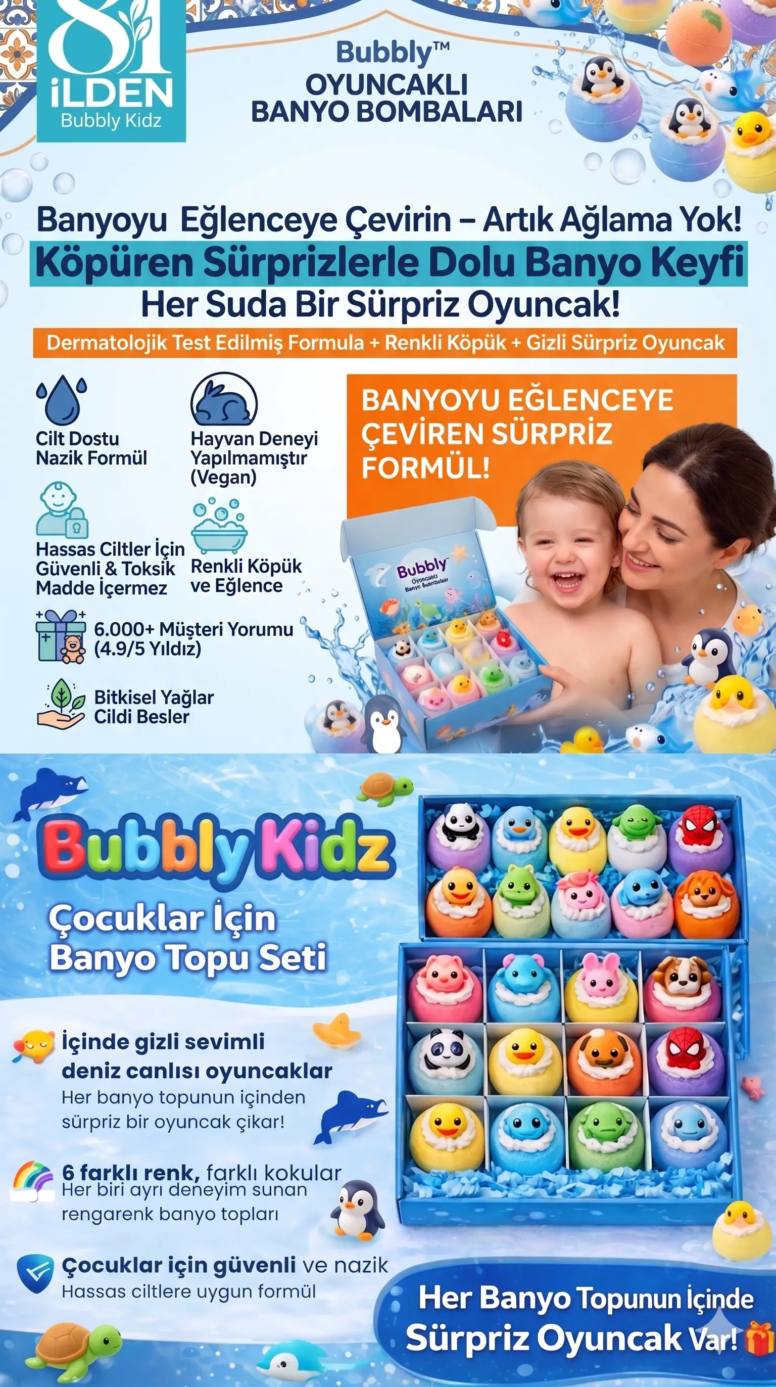 Bubblix Banyo Bombaları